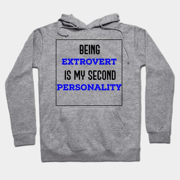 Being extrovert Hoodie by Izhan's Fashion wear